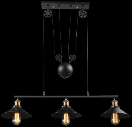 GLOBO 15053-3 LENIUS Vintage Függesztett Lámpa IP20