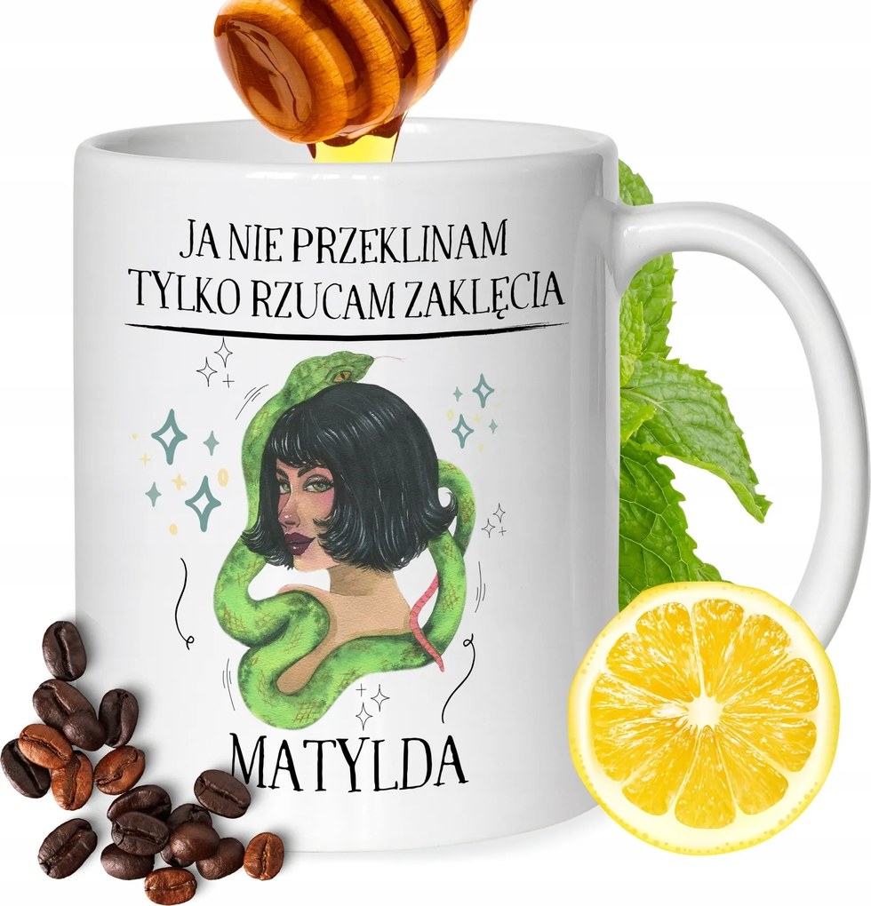 Bögre Matildának Barátnőnek Ajándék Nyomtatott Fehér 330ml