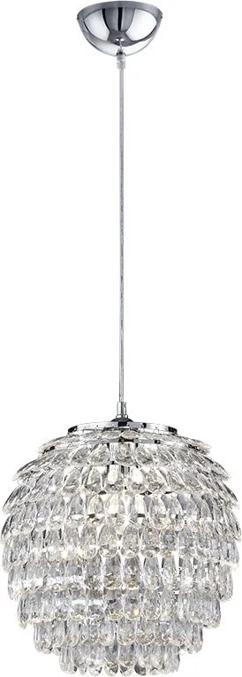 TRIO R30451906 PETTY Modern Függesztett Lámpa Ezüst E27 IP20