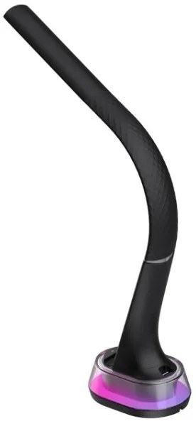 Immax 08973L - CORELLA LED RGB asztali lámpa, 7W, 12V, fekete, dimmelhető