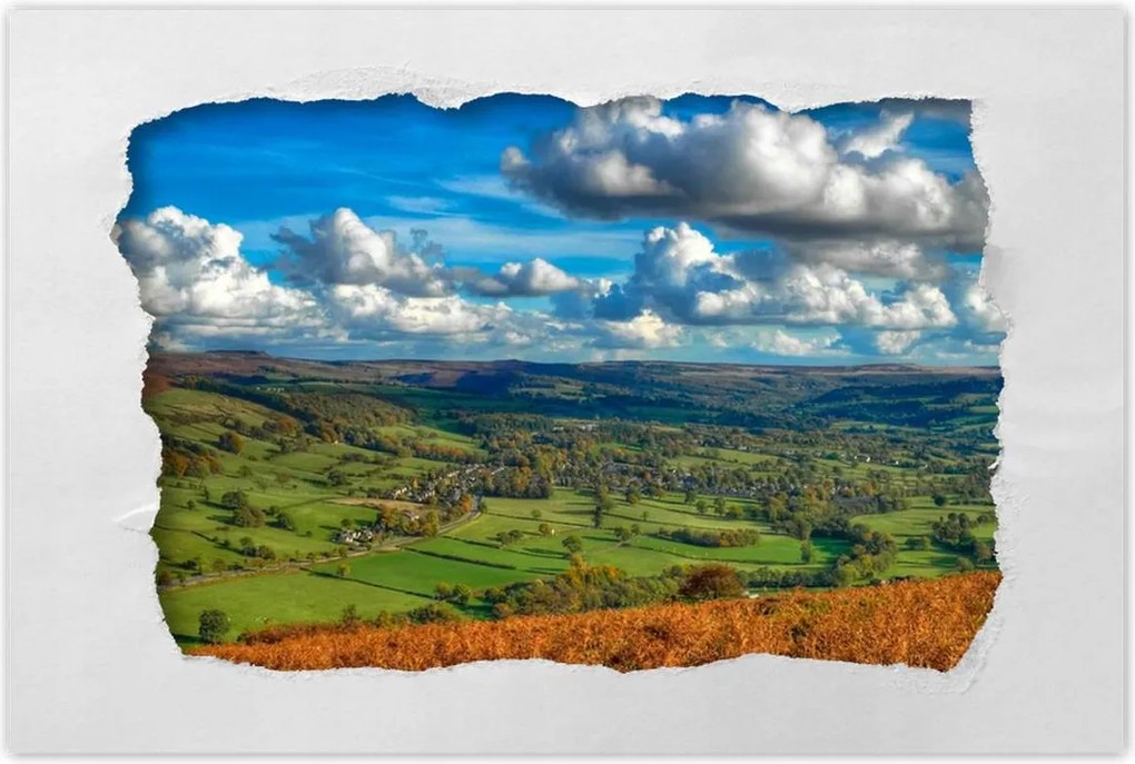 Poszterek 120x80 Tájkép az éggel