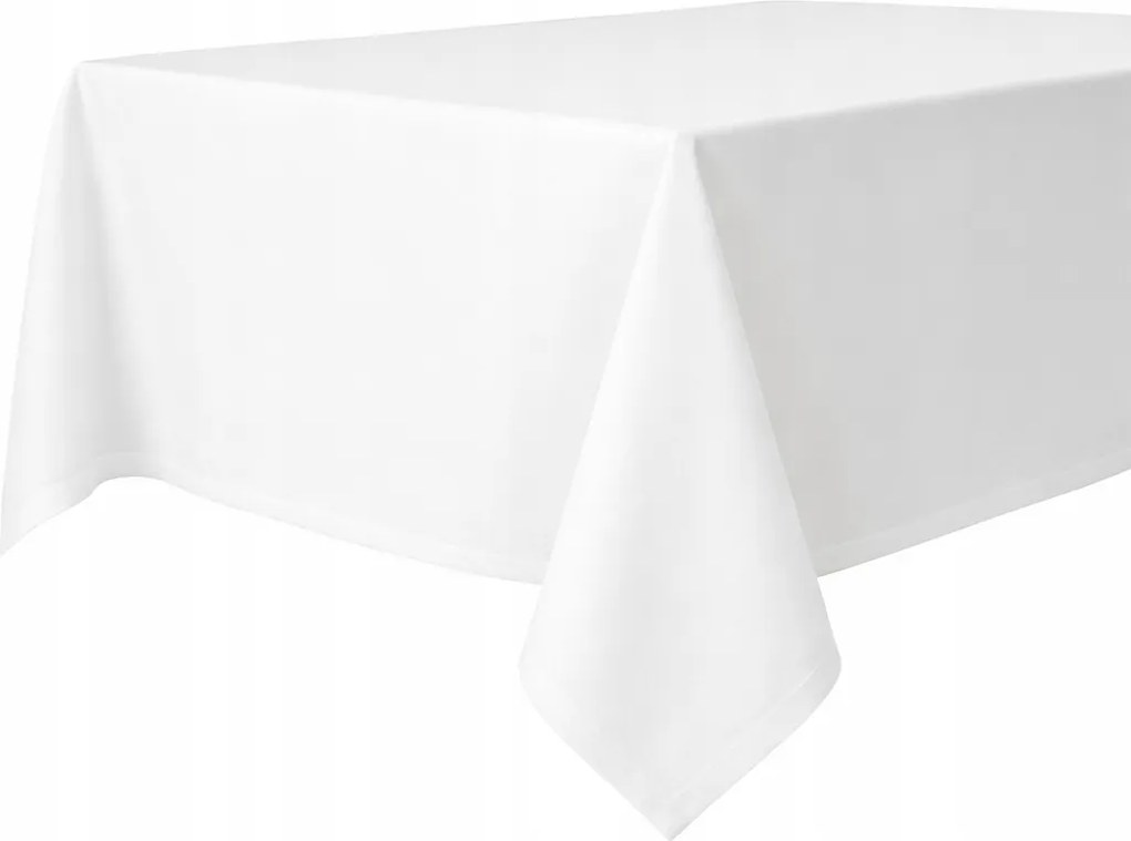 Abrosz Foltálló 150x300 cm asztalhoz klasszikus téglalap alakú fehér