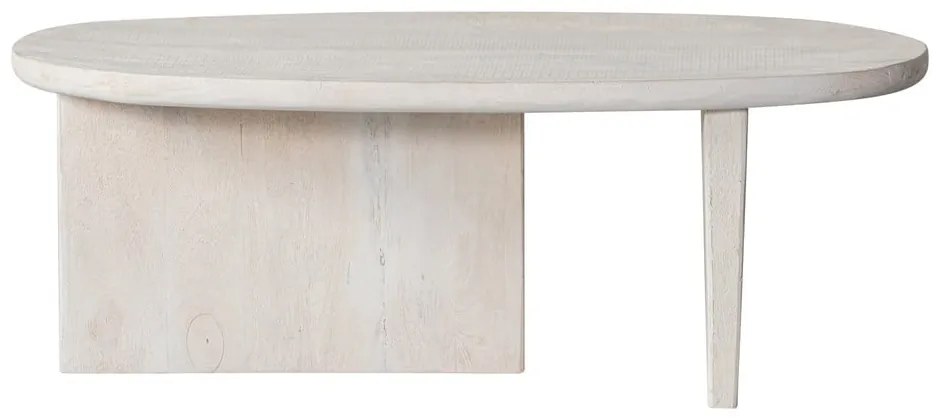 Natúr színű mangófa dohányzóasztal 110x60 cm Seam – WOOOD