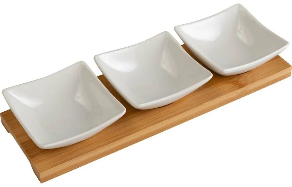 Lamart LT9217 4 részes Bamboo tálkészlet, 26 x 8cm