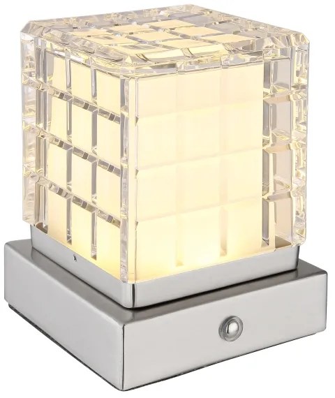 Globo 21009W - LED Dimmelhető asztali lámpa LUNKI LED/2,5W/3,7V