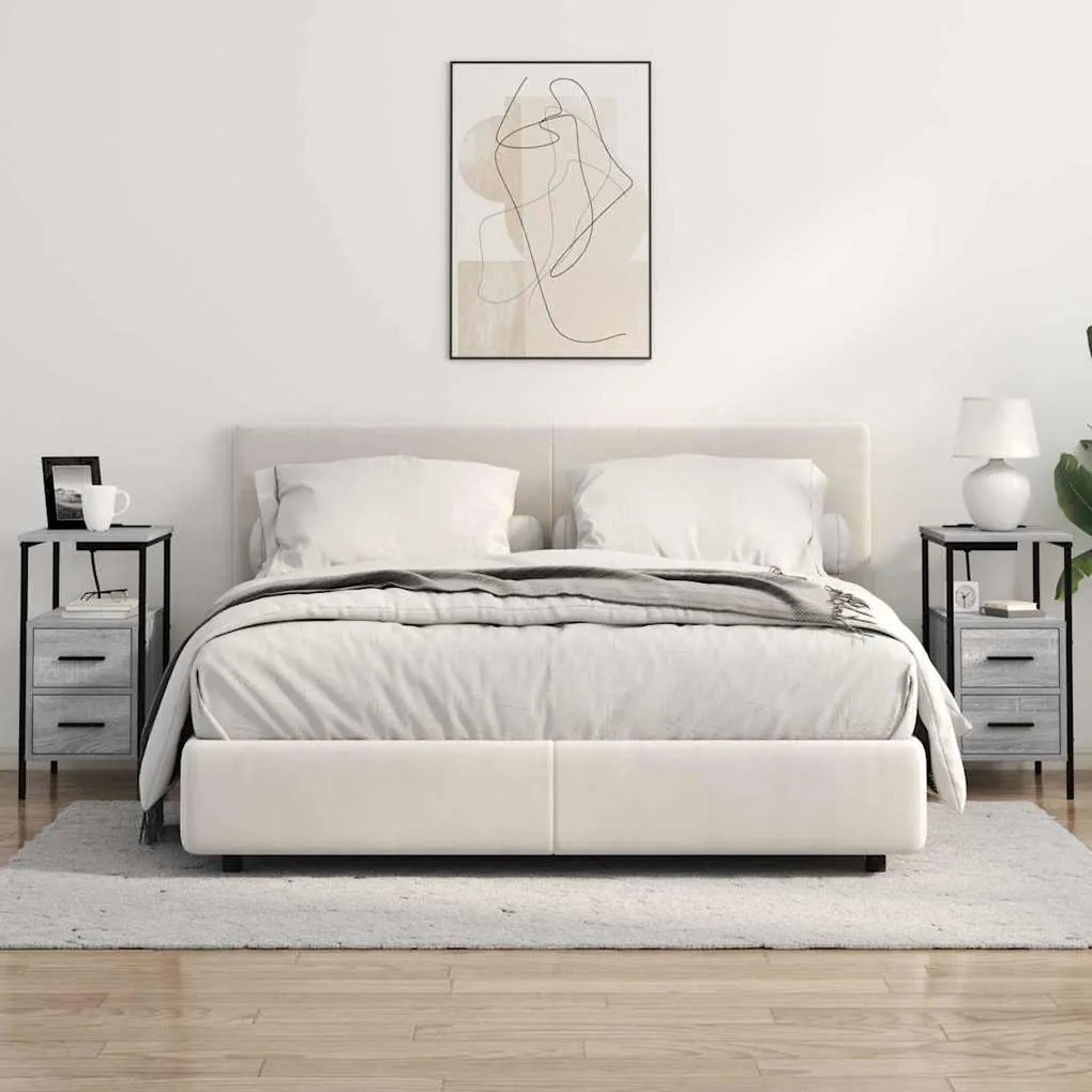 Éjjeli Szekrények 2 pcs Szürke sonoma 30 x 48 x 61 cm Faanyag