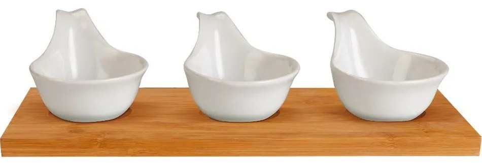 Lamart LT9219 4 részes Bamboo tálkészlet, 27 x 12cm