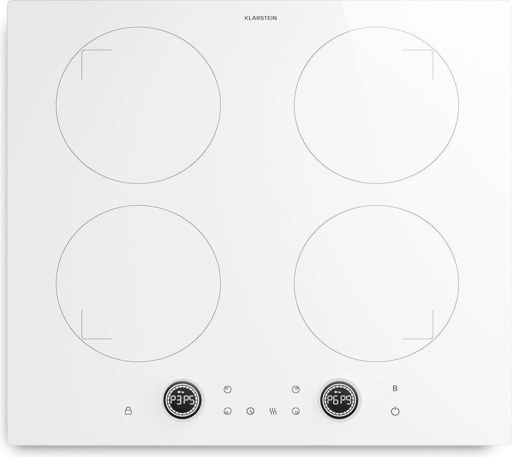 Klarstein Neotouch indukciós főzőlap | Modern és erőteljes | 4 főzőzóna | 9 fokozat | 7200 W | 60 cm
