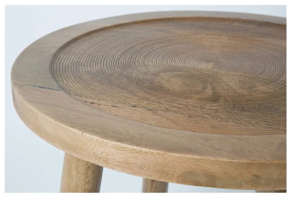 Dendron mangófa tárolóasztal, ⌀ 60 cm - Zuiver