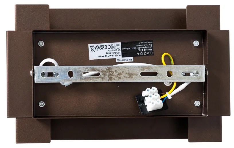 Ipari fali lámpa sötét bronz 2-lámpás - Coen