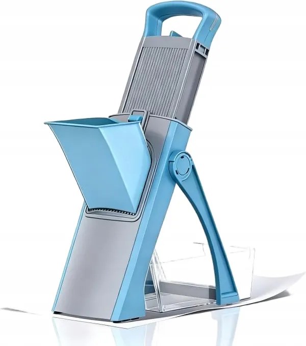 Szeletelő Zöldség- És Gyümölcsszeletelő Többfunkciós Reszelő Kék