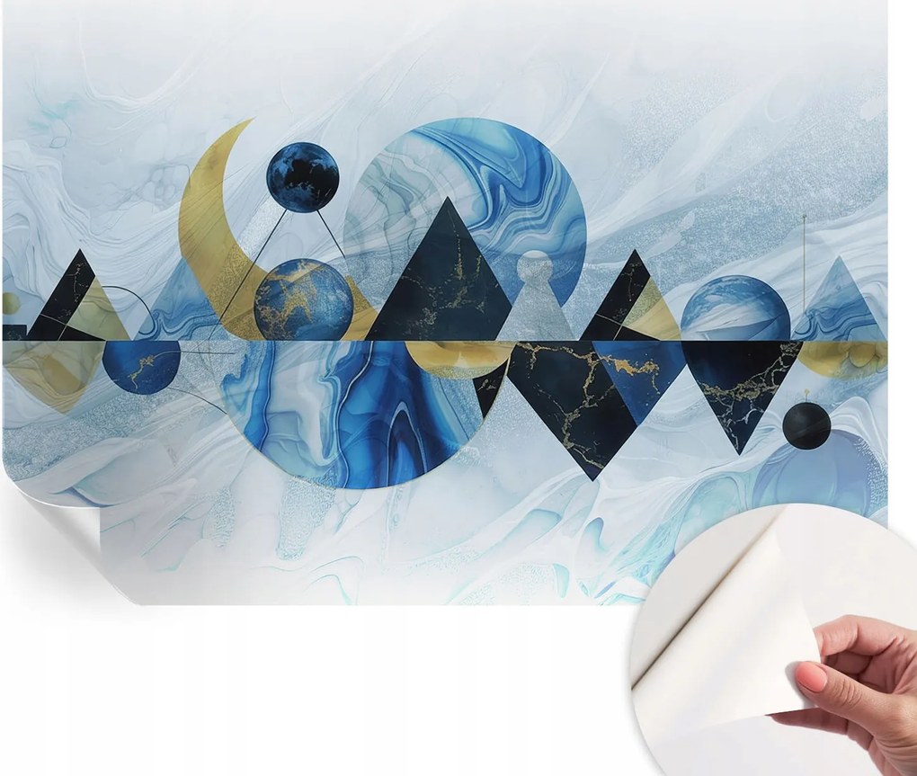 Divatos öntapadós fali tapéta Kozmikus elegancia 152x104 cm