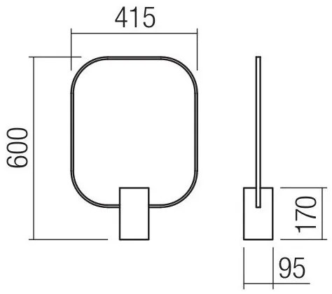 Redo 01-1226 - fényerőszabályozható LED asztali lámpa DOM LED/21W/230V fehér