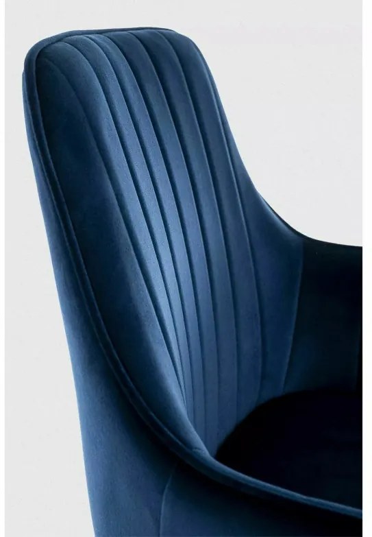 Apple Velvet étkezőszék sötétkék