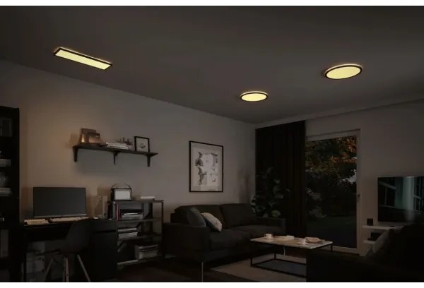 Paulmann 70999 - LED/22W ATRIA stmívatelný panel 230V 3000K černý