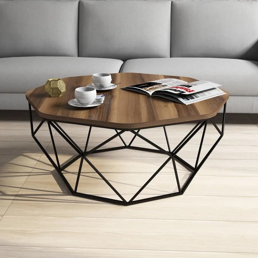 Dohányzóasztal Diamond - Walnut