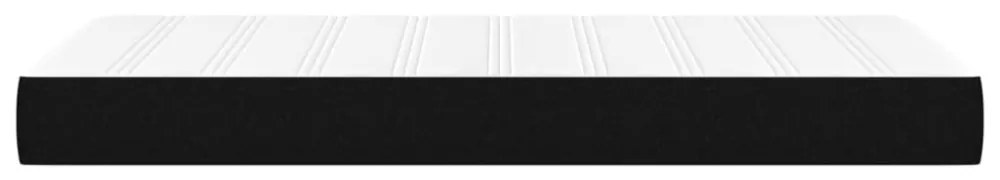 fekete szövet zsebrugós ágymatrac 90x190x20 cm
