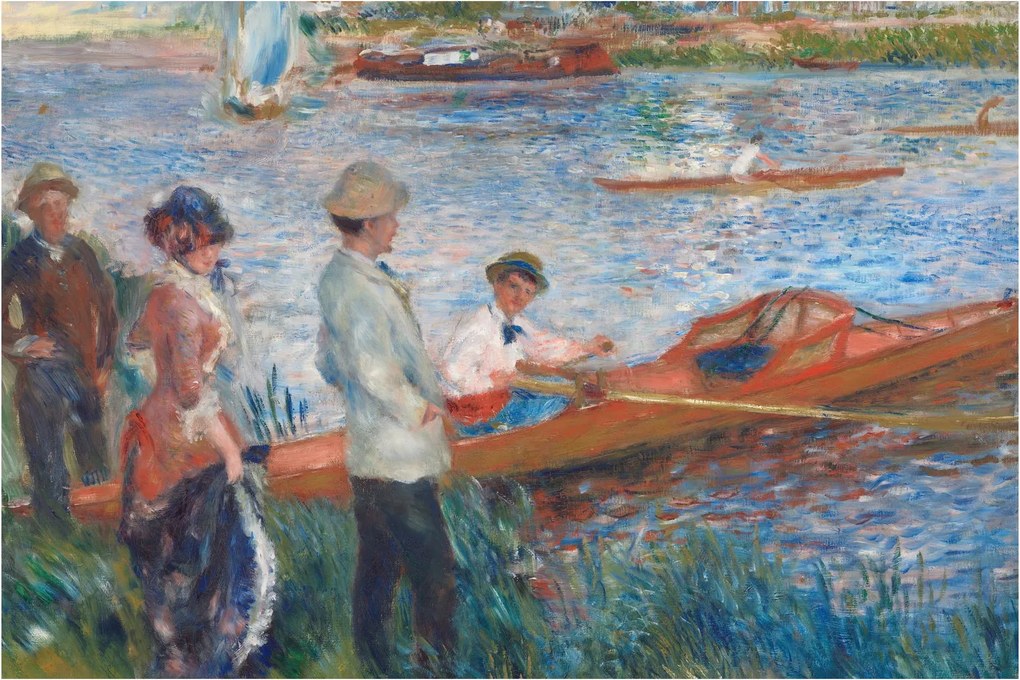 Kép - Auguste Renoir, Oarsmen at Chatou, reprodukciók (90x60 cm)