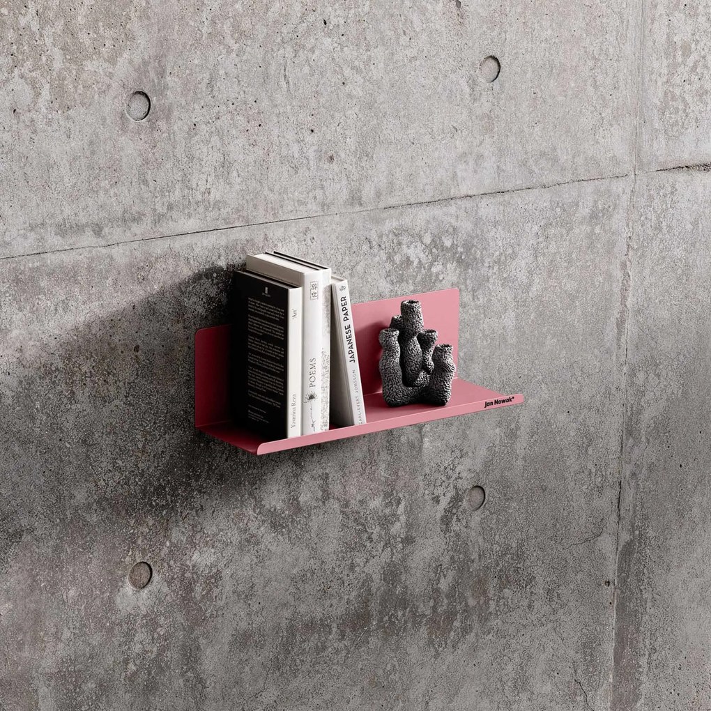 Fali polc JOANNE 400 mm, Fresh Style: púderrózsaszín