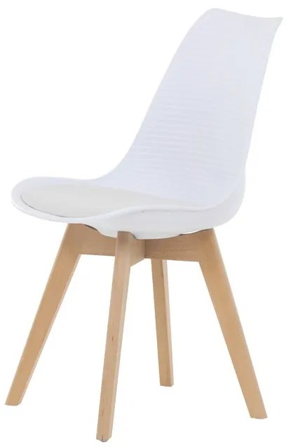 Fehér Műanyag Étkezőszék. CT-X7056 WT