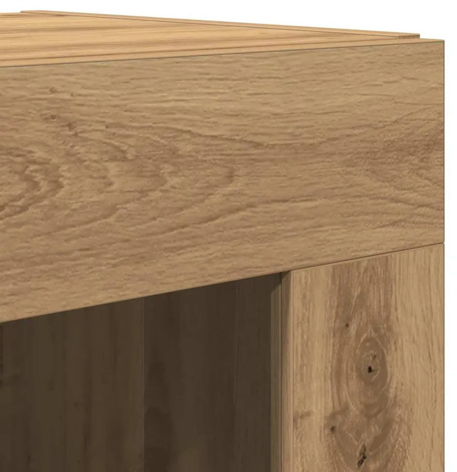 Magasfiú 2 pcs kézműves tölgy 69,5 x 34 x 180 cm Faanyag