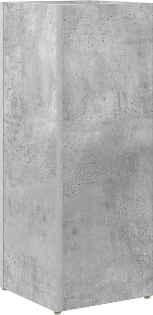 vidaXL Napernyő Állvány Beton Szürke 25 x 24,5 x 64 cm Faanyag