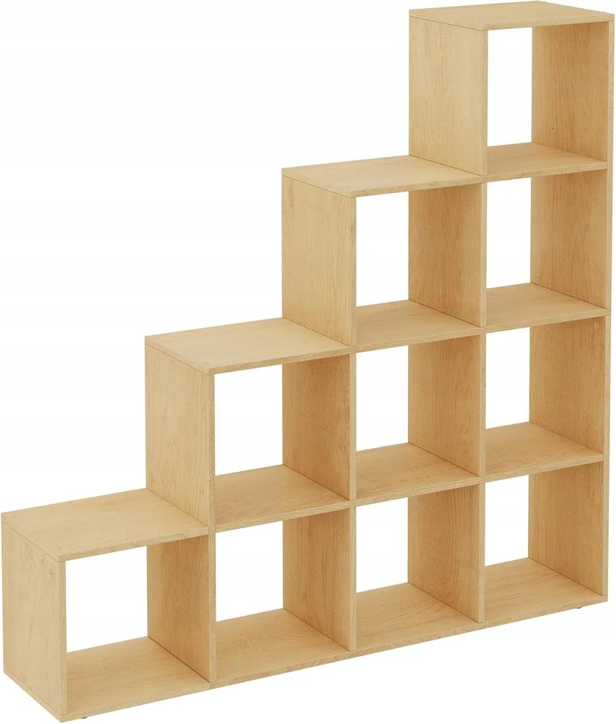 Könyvespolc Vasagle Könyvespolc 129,5 cm x 129,5 cm x 29 cm tölgy