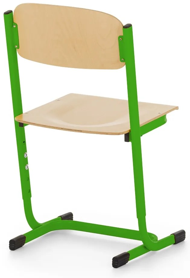 Denis iskolaszék, állítható - 3-5 méret, világoszöld - ral 6018