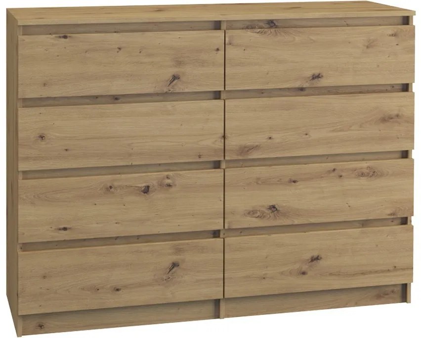 M8 120 komód, tölgy