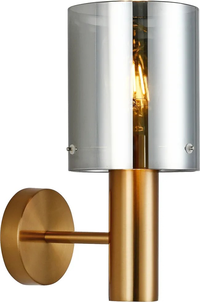 Italux glamour modern fali lámpa sardo füstös sárgaréz itxwl-5581-1a-bro+sg