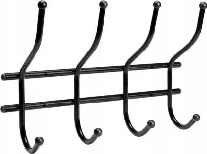 Ruhaakasztó 4 fekete nagy dupla Dree