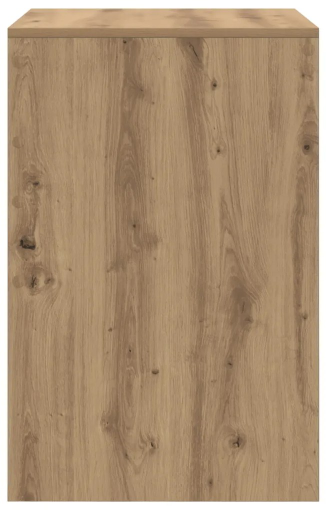 vidaXL Íróasztal Művészi tölgy Mérnöki fa 60 x 50 x 76 cm Íróasztal