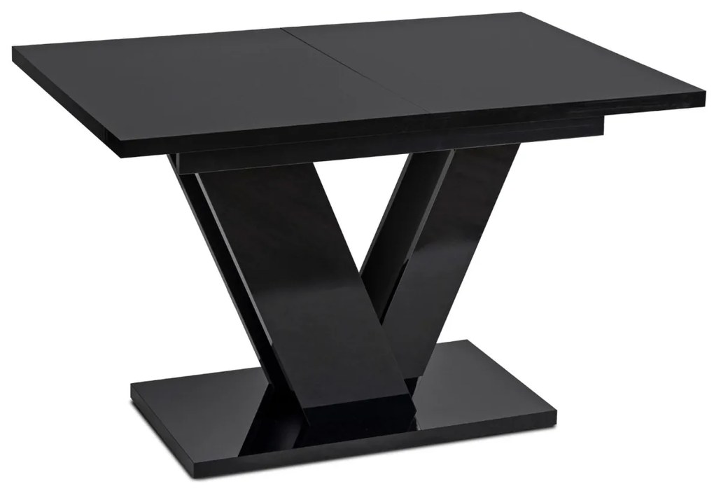 Étkezőgarnitúra 4 db. Székkel. Bővíthető asztal CLARK 120-160 + 4 db. Szürke étkezőszék. ROBIN