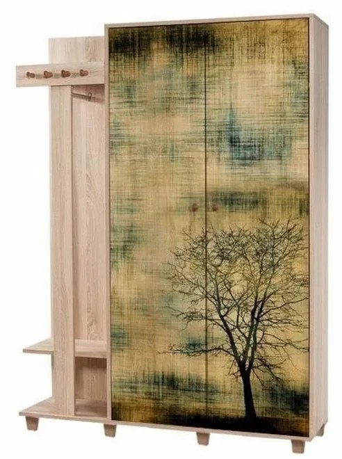 Garmanto Tree Sonoma Oak Double akasztós szekrény