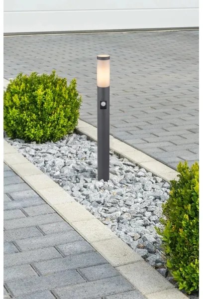 Globo 31588AS - Kültéri érzékelős lámpa BOSTON 1xE27/15W/230V IP44 80cm