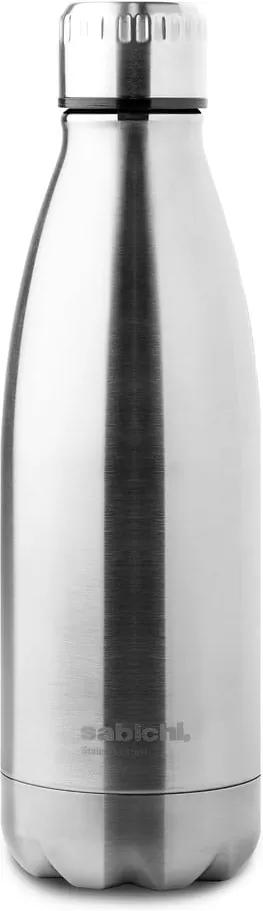 Stainless Steel Bottle ezüstszínű rozsdamentes acél termosz, 450 ml - Sabichi