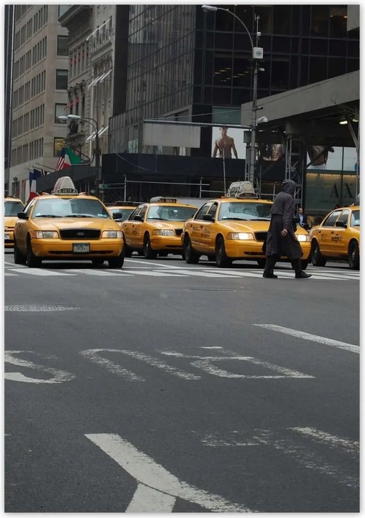 Poszterek 70x100 New York sárga taxik