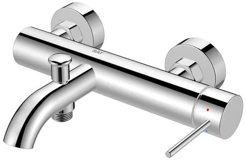Kád csaptelep SAT Aurum zuhanyszett nélkül 150 mm króm SATBAUR222CR