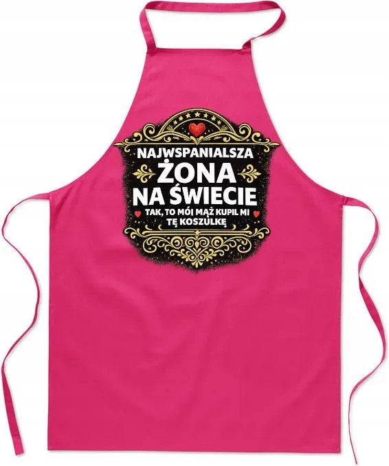 Konyhai kötény A világ legcsodálatosabb felesége Valentin napi ajándék