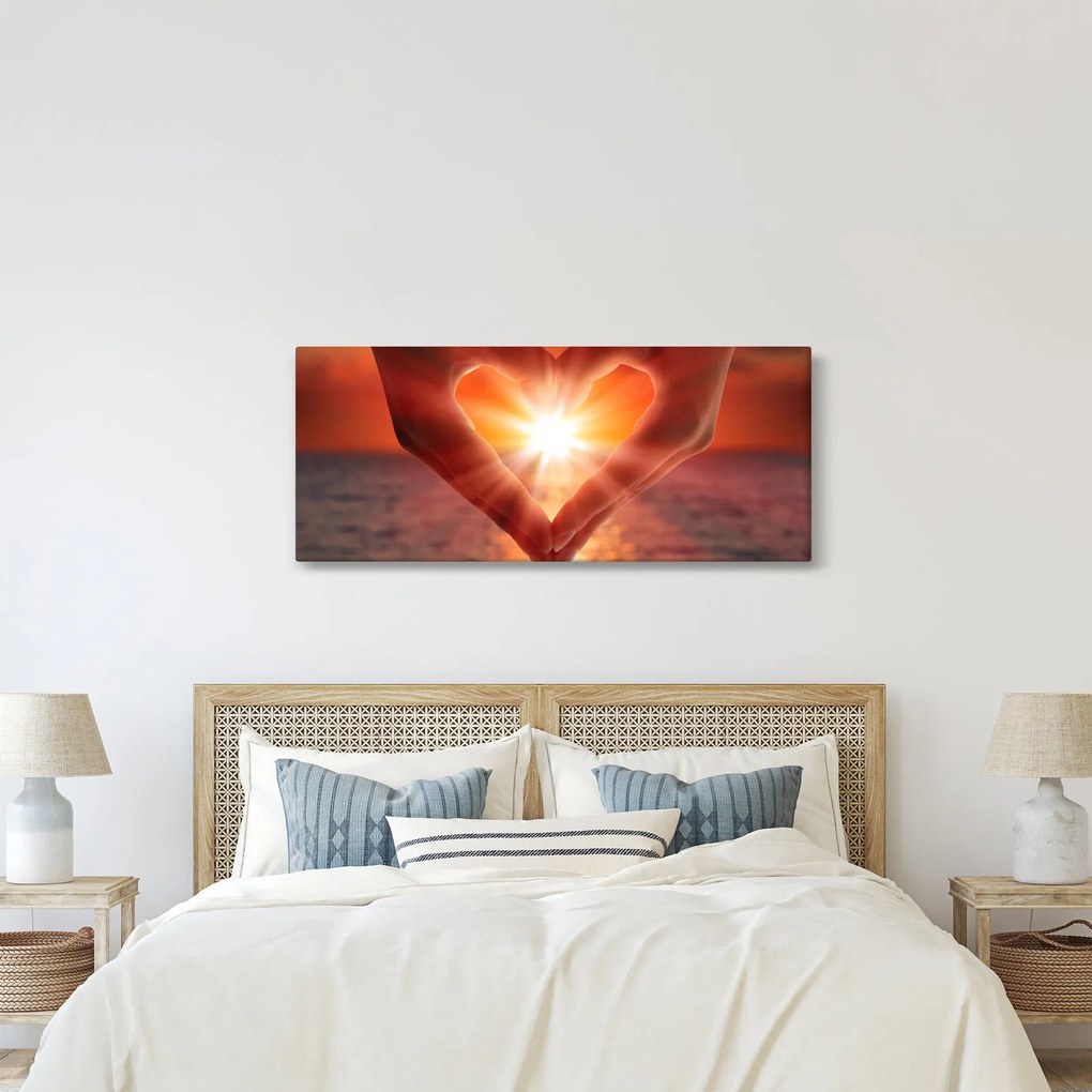 Kép - Nap a szívben (120x50 cm)