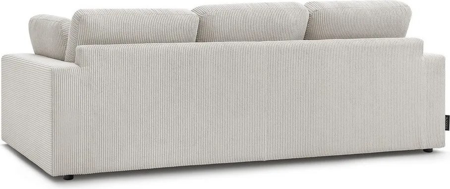 Bézs kordbársony kanapé 250 cm Belair – Bobochic Paris