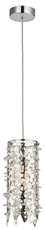 LUXERA 64365 - Kristály csillár zsinóron VITRA 1xE14/40W/230V