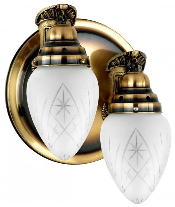 Kemar AK80/2/P - Fali lámpa AZERO 2xE27/60W/230V