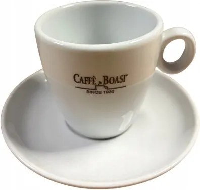 6 db-os csésze szett Caffe Boasi cappuccino állvánnyal