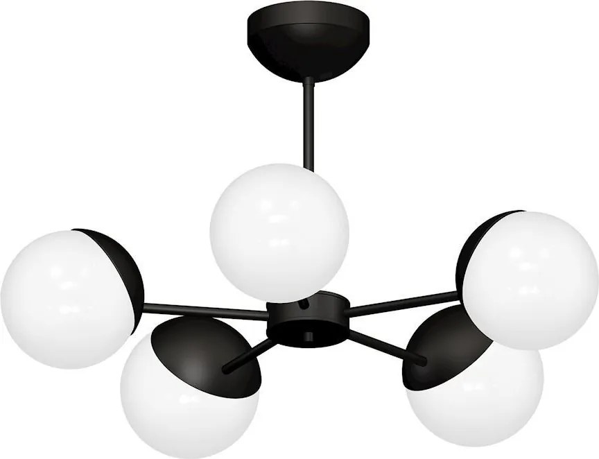 MILAGRO MLP8866 SFERA Glamour Csillár Matt fekete E14 IP20