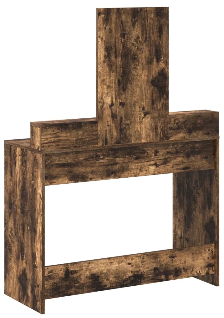 Fésülködőasztal Fiókokkal Füstölt Tölgy 100x41x140 cm