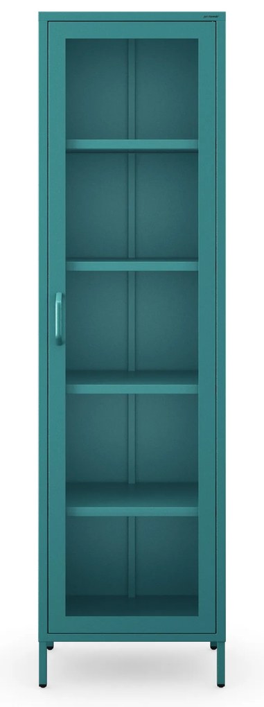 LUIGI vitrin, 500 x 1800 x 350 mm, Modern: tengerkék