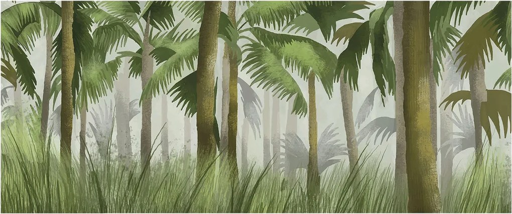 Flizelin tapéta Flizelin falikép Prémium Trópusi erdő 250x104