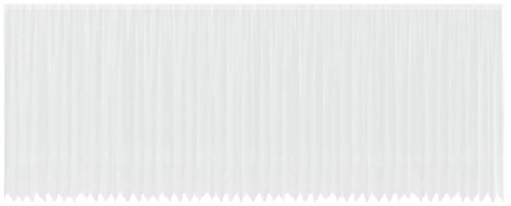 Függönyök függönyökkel Virágos Fehér 1200 x 260 cm Poliészter
