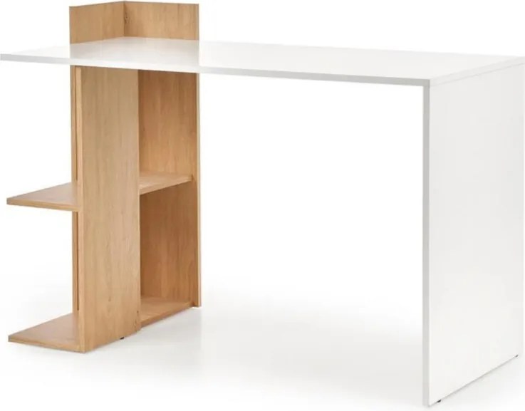 Polcos íróasztal 120x52x87,5cm barna FUR1231-2